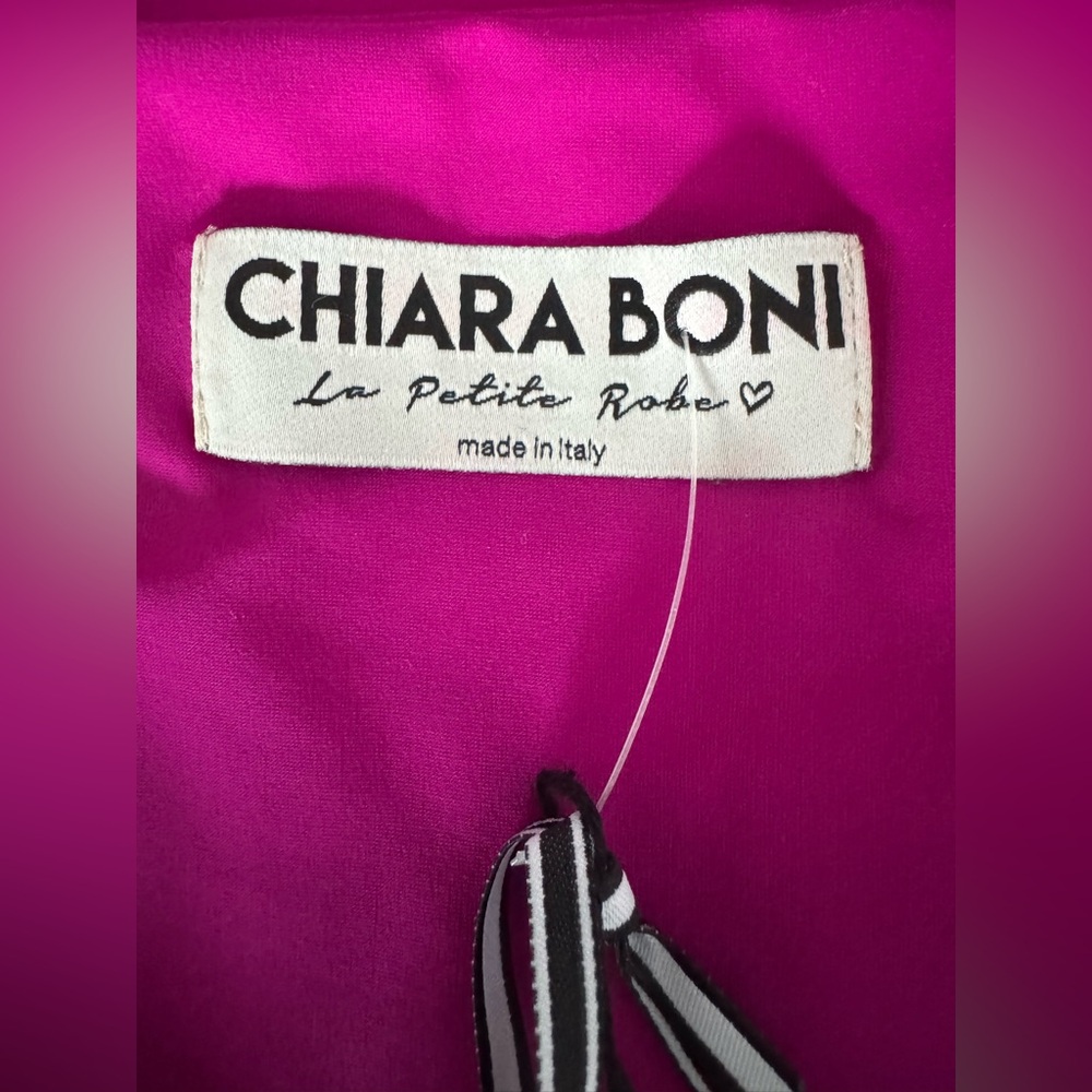 Chiara Boni Magenta Long Sleeve Dress - Picture 8 of 11